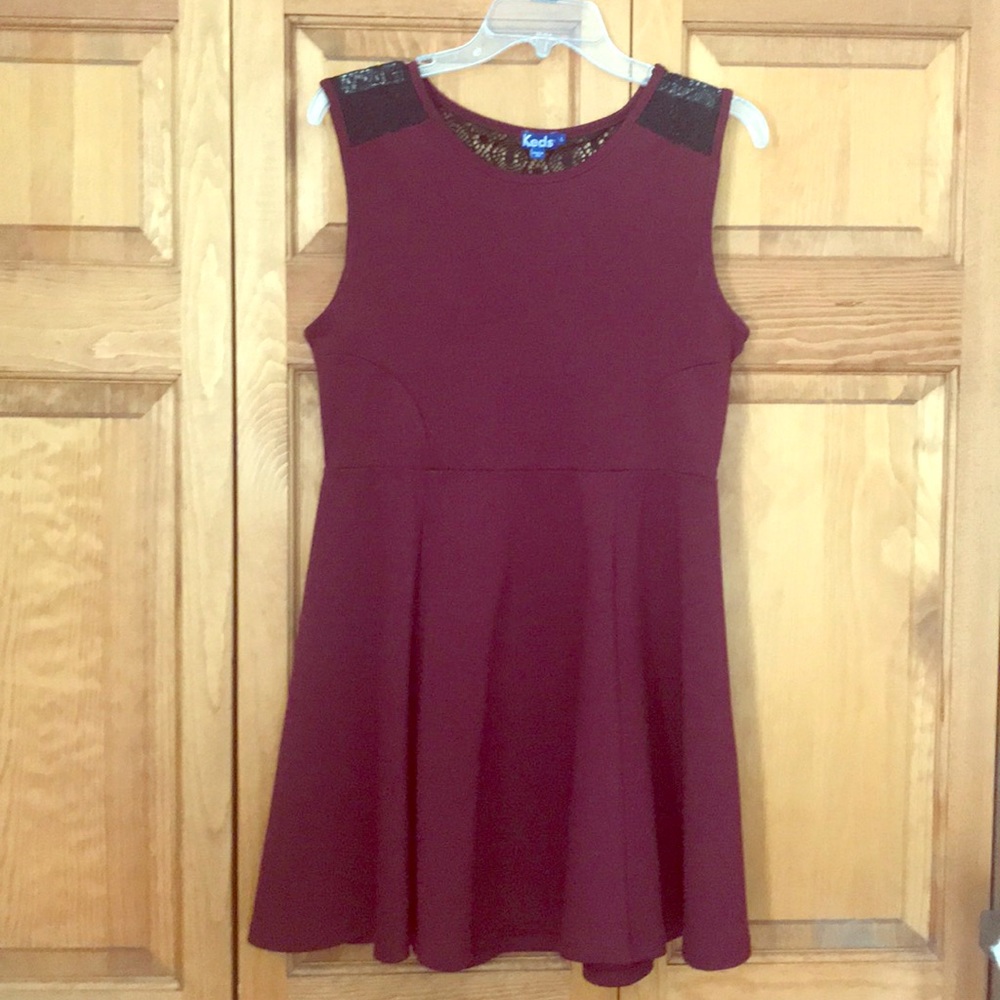 Keds Maroon Skater Dress